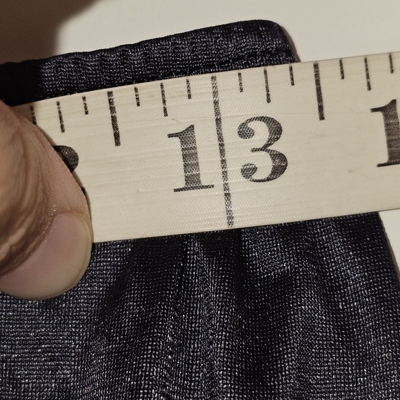 Vassarette Half Slip Womens Medium Black Nylon Classic Lace Trim Side Slit M - Picture 5 of 9